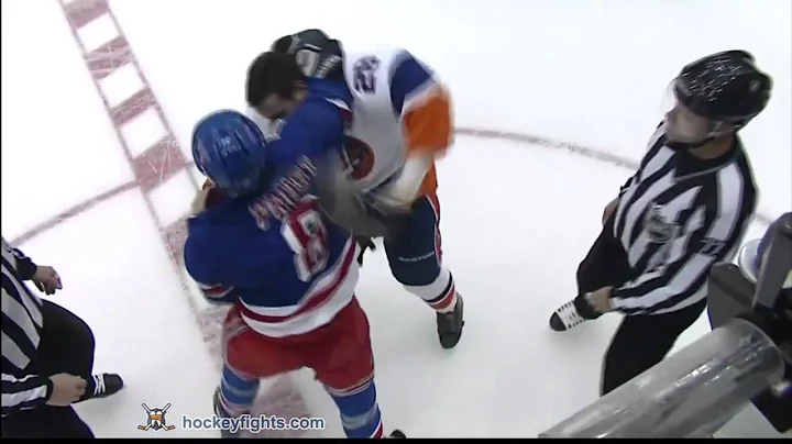 Brandon Prust vs Zenon Konopka Oct 11, 2010