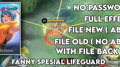 FANNY LIFE GUARD SKIN SCRIPT NO PASSWORD FIX  INVISIBLE CABLE