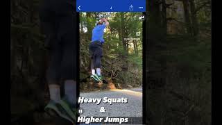 Best Training Combo for Vertical Jump | Heavy Squat + High Jumps verticaljump