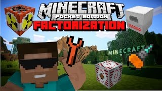 MOD MAQUINAS MCPE (INDUSTRIAL CRAFT) MOD  FACTORIZATION #1 novos minerios