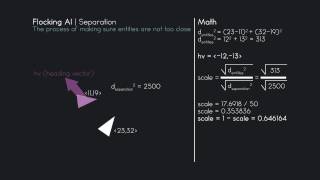 [Flocking AI] 03 - Separation Concepts