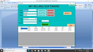 Billing software for Flower Management screenshot 2