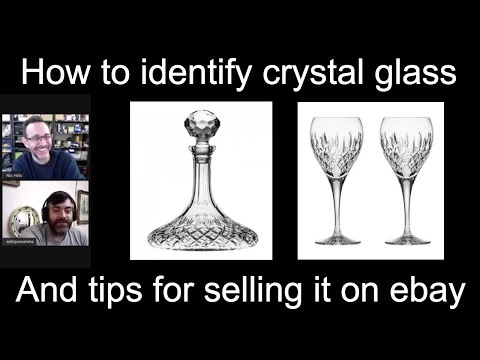 Come identificare cristallo e vendere su ebay