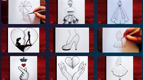 How to Draw relationship break up in a Broken heart || Pencil Sketch Drawing