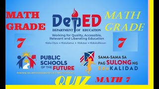 Deped commons mathematics 7