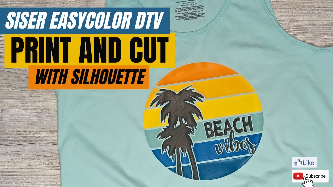 How to Use Siser Easy Color DTV on Darks for Beginners - Silhouette School