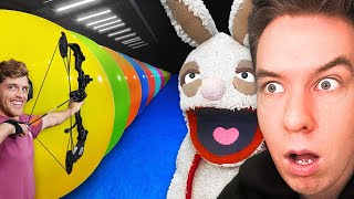1 Arrow Vs 100 Giant Balloons
