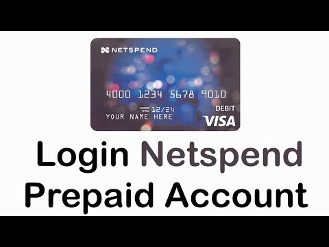 How to Login Netspend Prepaid Account Online | Login to Netspend 2022