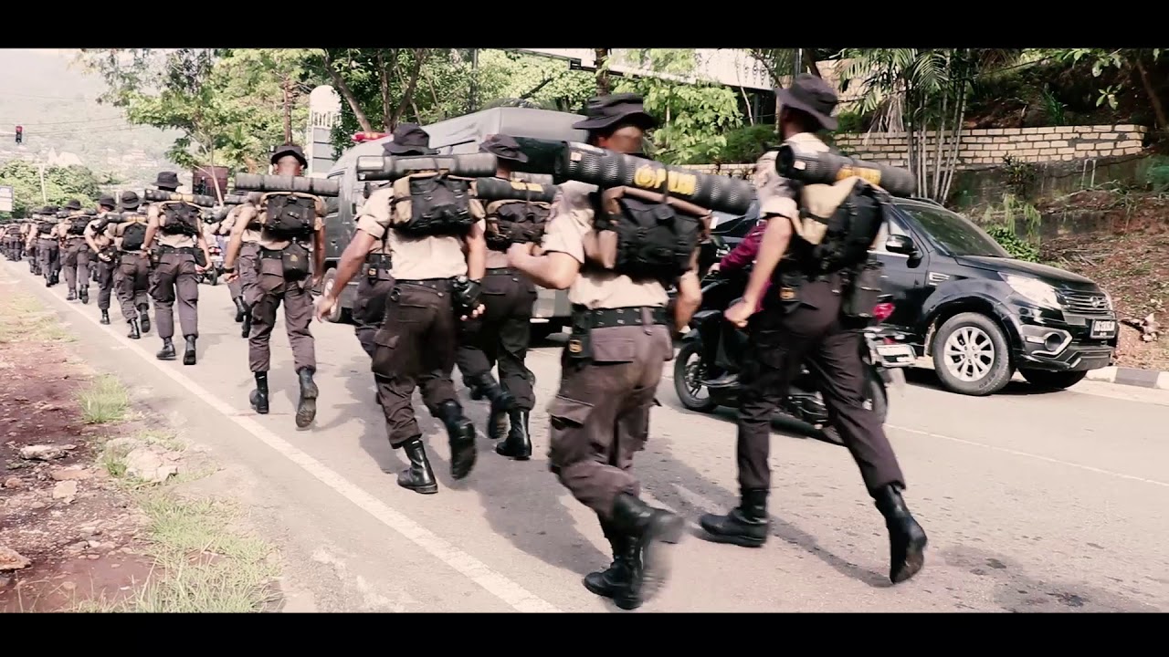 Haking Expedisi Darat Siswa Pembentukan Bintara Polri T.A 2019/2020 SPN POLDA PAPUA