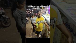 Drink without spilling the water challenge 😂 #funny #pov #trolls