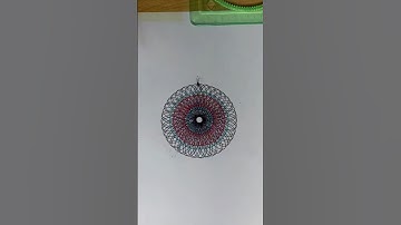 Enjoy this spirograph design #spirograph #art #viralvideo #relaxing #satisfying #artdesign