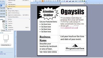 Lesson 03  Template P2 - Microsoft Publisher 2007 - Sahalsoftware