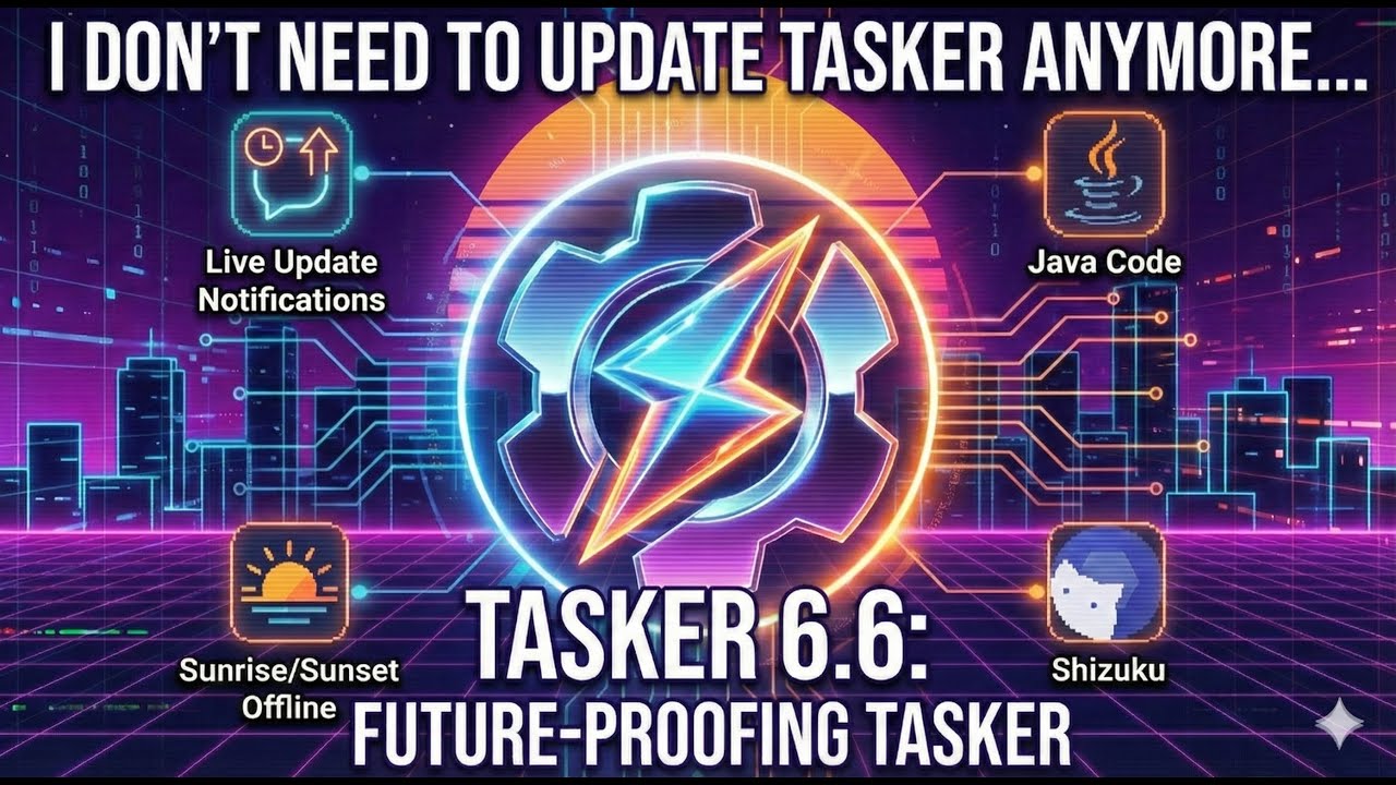 Tasker 6.6 - Future Proofing Tasker - Java Code, Shizuku, Live ...