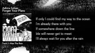 Adhitia Sofyan 'Forget Your Plans' full album   lyric