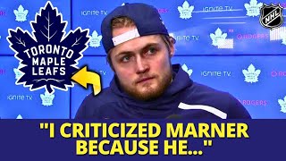 URGENT! MARNER FURIOUS WITH NYLANDER AFTER HEAVY CRITICISM! LOOK WHAT HAPPENED!MAPLE LEAFS NEWS screenshot 2