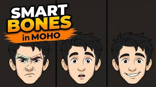 How to Rig & Animate Eyebrows in Moho Using Smart Bones