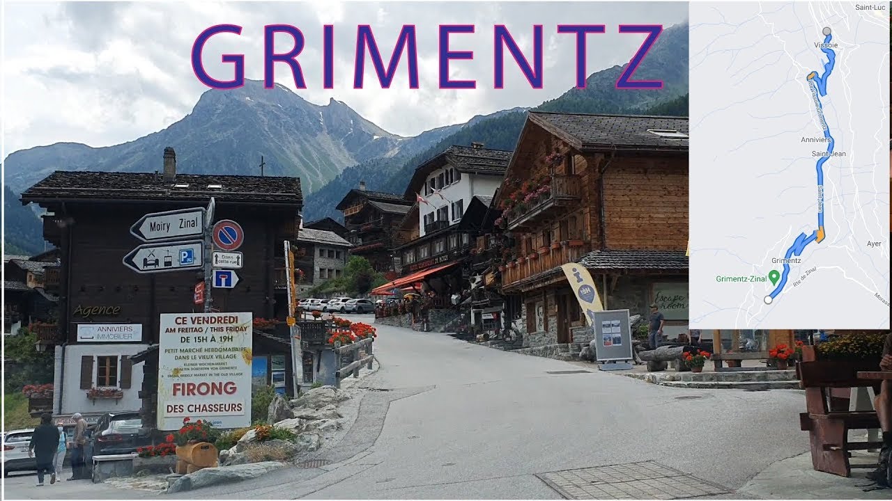 Driving from Vissoie to Grimentz | Switzerland