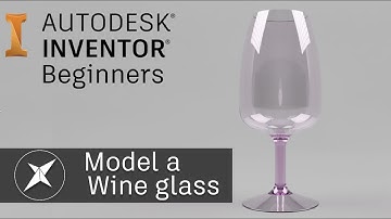Modelleer een wijnglas vanaf nul! Autodesk Inventor Beginners