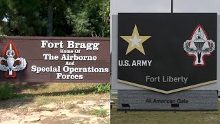 Pentagon to restore Fort Liberty's name to Fort Bragg