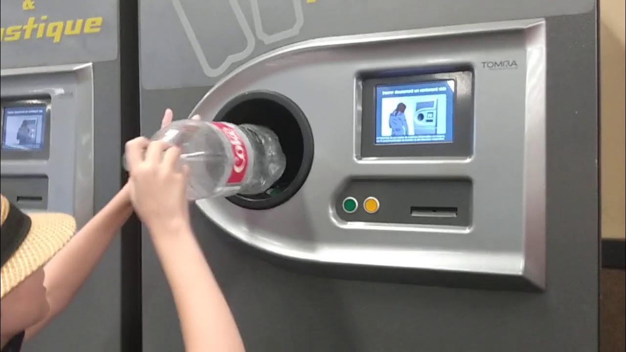 Tomra T53 reverse vending machines YouTube