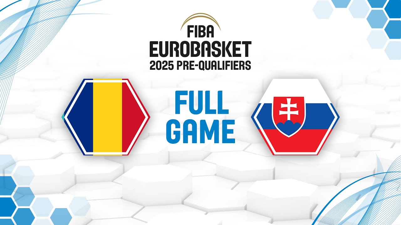 Romania v Slovakia Full Basketball Game FIBA EuroBasket 2025 Pre-Qualifiers