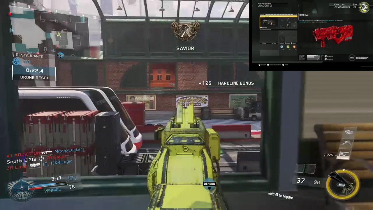 THIS IS BASICALLY CHEATING IN INFINITE WARFARE!!! (RPR EVO CLASS SETUP)