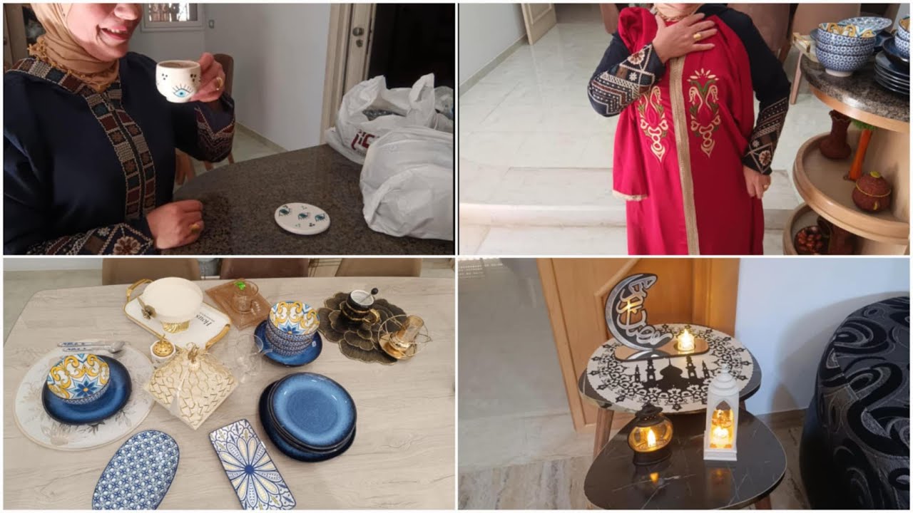 وأخيرا فيديو المشتريات رمضان 🌛 ديكور  رمضاني بسيط في بيت القعاد إن شاء اللّه رمضانكم مبروك  🎉