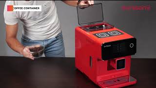 Oursson Automatic Coffee Machine,  AM6250/RD: unboxing, use, maintenance