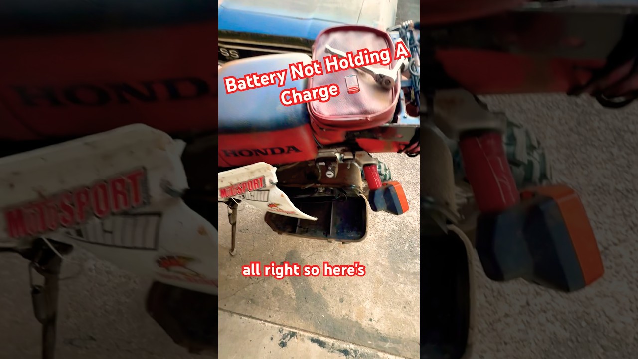 Bad Motorcycle Battery or Stator? DIY Test Without Tools  #diy #battery #repair