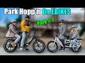 We hit 7 parks on our ebikes    tesgo thunder