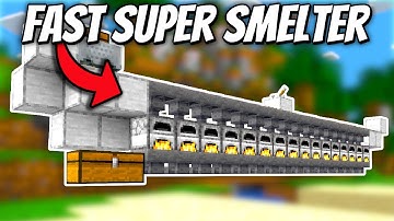 Easy Super Smelter - Minecraft 1.21+ Tutorial