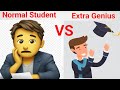 POWERFULL STUDY TIPS AND TRICKS|| DIFFERENCE BETWEEN NORMAL STUDENT AND GENIUS STUDENT