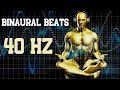 40 hz binaural beat pure tone black screen secrets to improve memory and attention