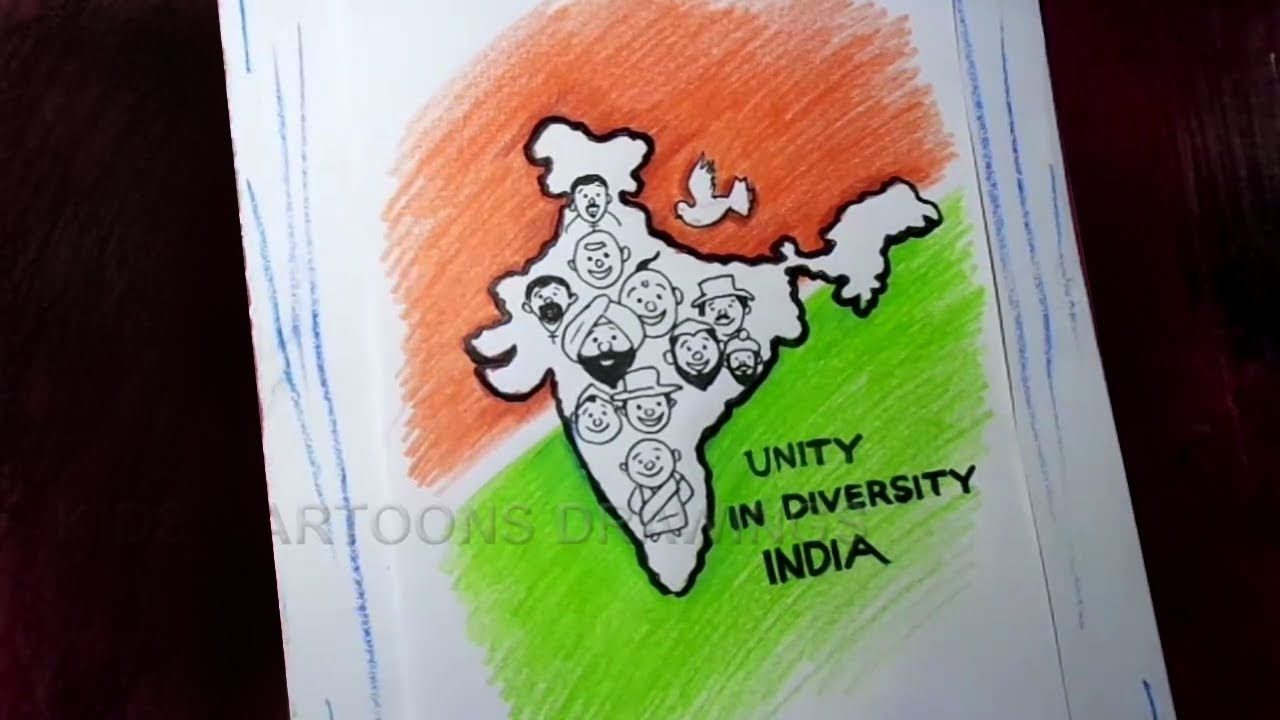 Chart On Unity In Diversity In India