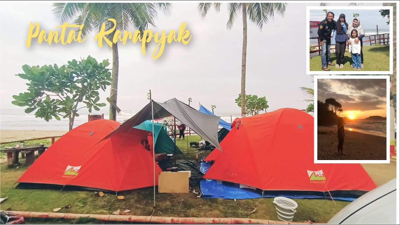 Camping seru di pantai Karapyak || Pangandaran