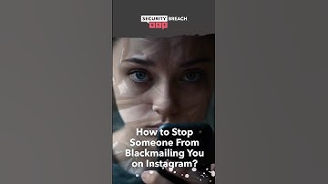 How to Stop Someone From Blackmailing You on Instagram?