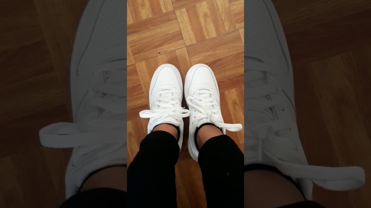 Nike Borough Low- Womens on feet - YouTube