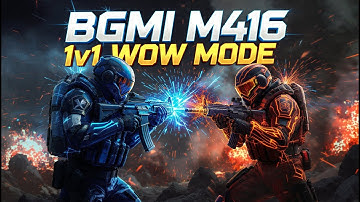 BGMI 4K HDR M416 1v1 WOW Mode ⚔️ Next-Level Close Range Fight! | #bgmi  #trending #gameplay #viral