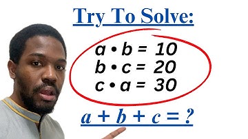Only Geniuses Solve These Equations—Try Solve: a + b + c = ? | Solving Your Systems Of Equations 