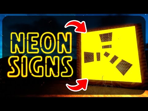 How to Use Animated Neon Signs in Rust - Complete Guide!