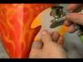Airbrushing the Gleukos Ironman helmet - part 2