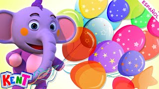 Aprender ABC Con Globos | Kent el Elefante | Dibujos Animados | Canciones Infantiles