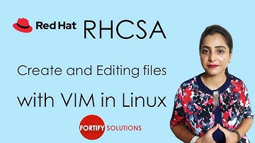 Creating and Editing files with VIM in Linux || RHCSA on RHEL 8 | REDHAT Linux tutorial