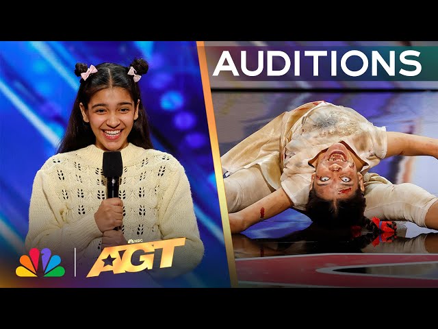 Shy Girl Arshiya FREAKS OUT The Judges! | Auditions | AGT 2024 class=