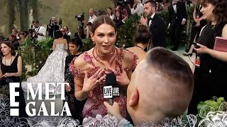 Spring Muse Karlie Kloss Sparkles in Swarovski | 2024 Met Gala