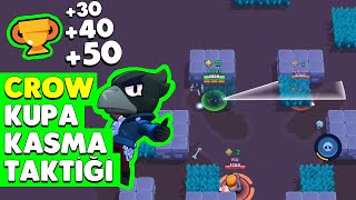  Kutudan Crow Çıktı Denedim - Crow Nasıl Oynanır - Hesaplaşma Kupa Kasma Taktikleri - Brawl Stars