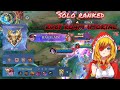 MLBB - solo ranked ruby roam push rank imortal star 100 gameplay - yusagi