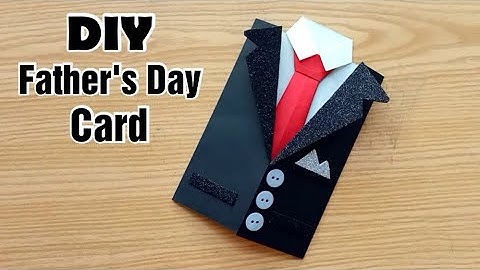 DIY Suit-Tuxedo  Greeting Card for Father