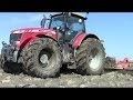 THE RED POWER! - MF 8690 - Rice HARROWING in MUD - MASCHIO 7 m