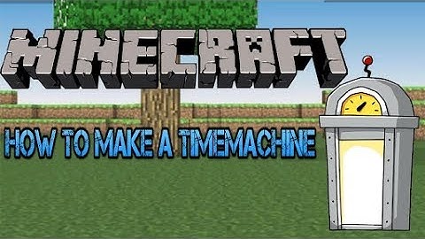 Minecraft Tutorial: How To Make A TIME MACHINE IN MINECRAFT
